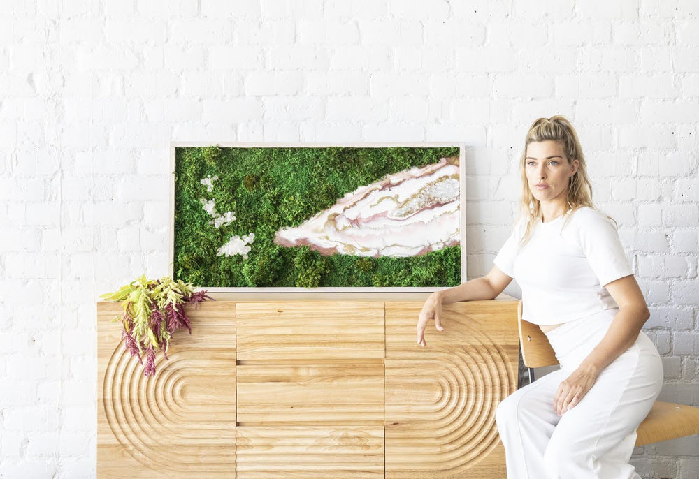 Kelley Anderson, Founder of Art Botanica, Talks About Creating Art With Moss