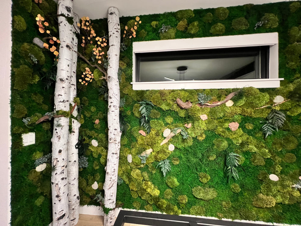 The Botanica House - Moss Wall Art Burst