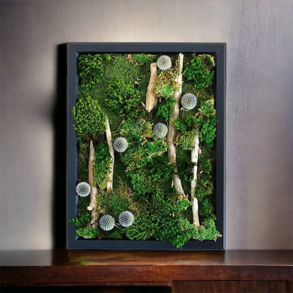 Spreading my wings in nature - Living Aura Moss Art – MonaAssocDesign